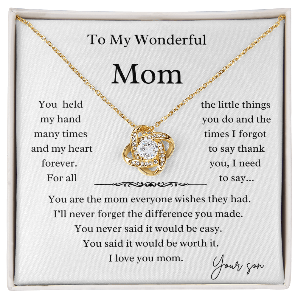 Need To Say Mom Necklace