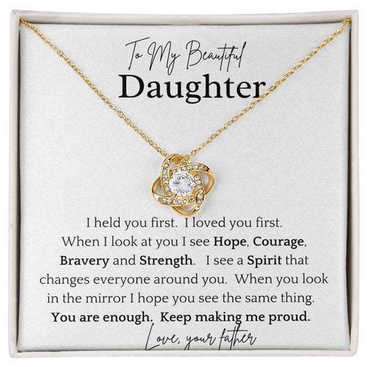 In The Mirror Daughter Necklace