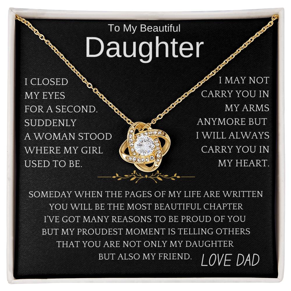 Not Only My Daughter Necklace From Dad