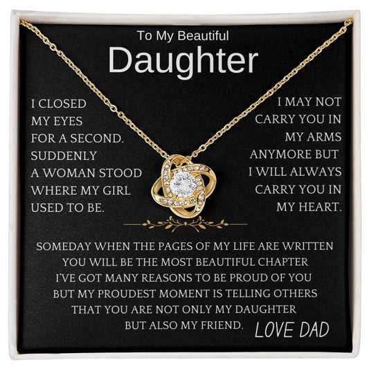 Not Only My Daughter Necklace From Dad