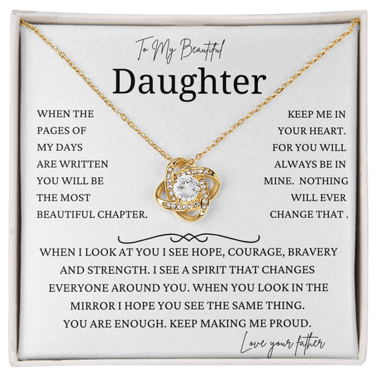 Days Are Written Daughter Gift