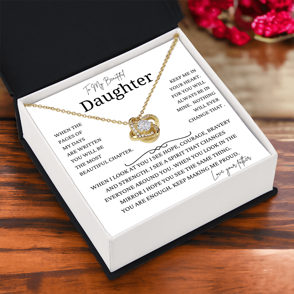Days Are Written Daughter Gift