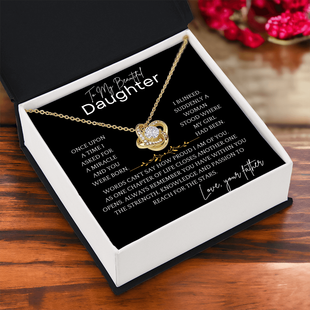 Reach For Stars Daughter Necklace