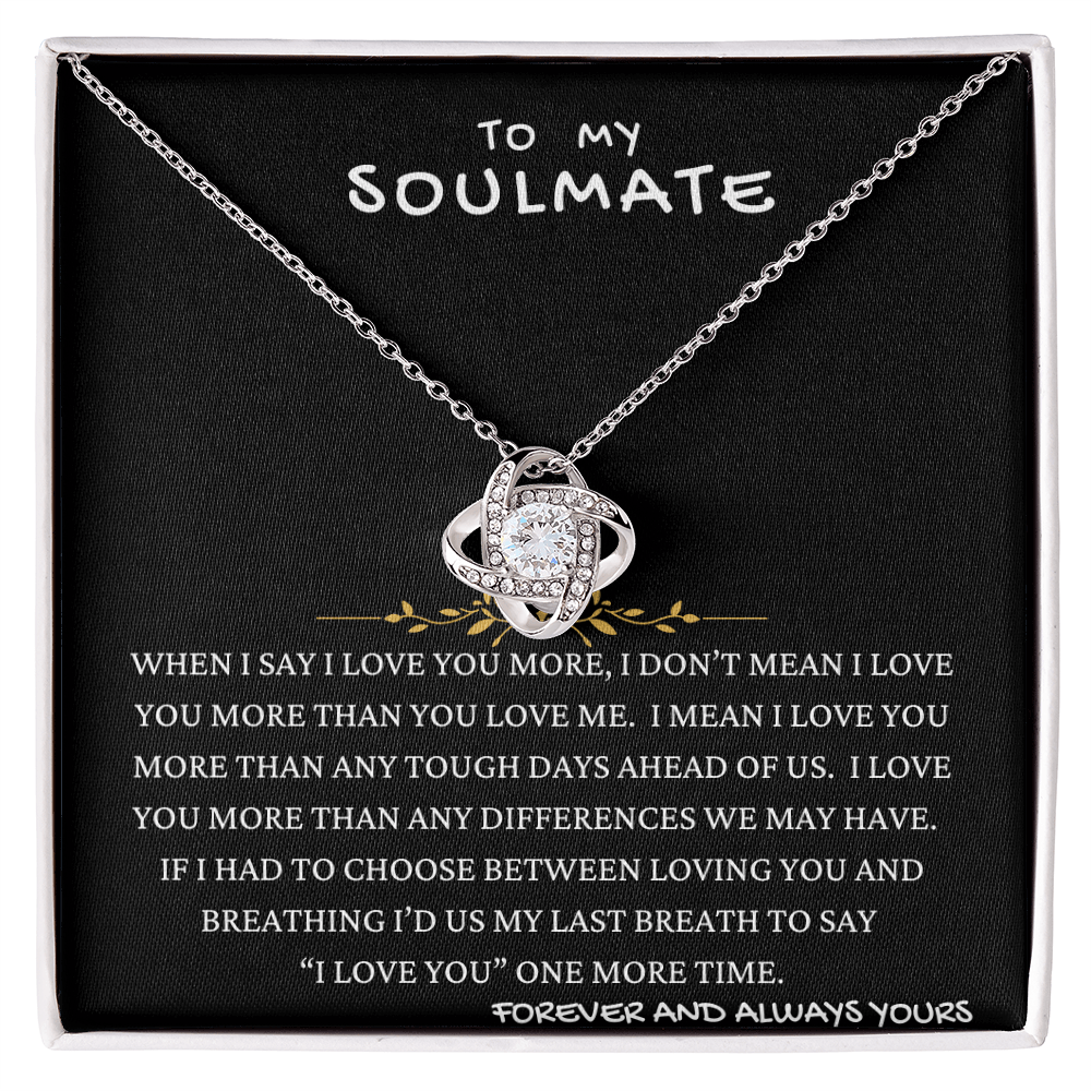 Love You More Necklace