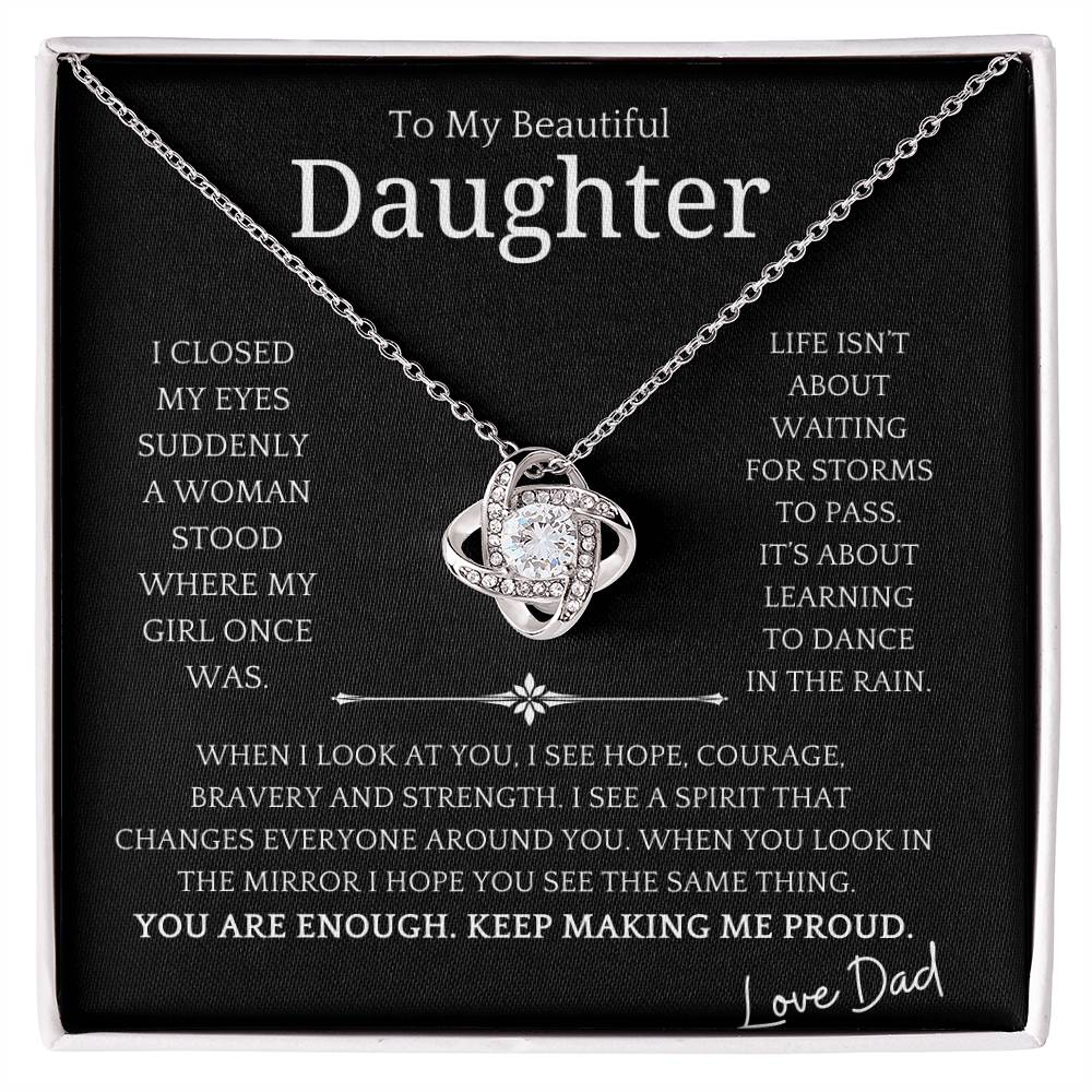 Storms Pass Daughter Necklace