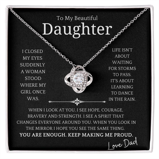 Storms Pass Daughter Necklace