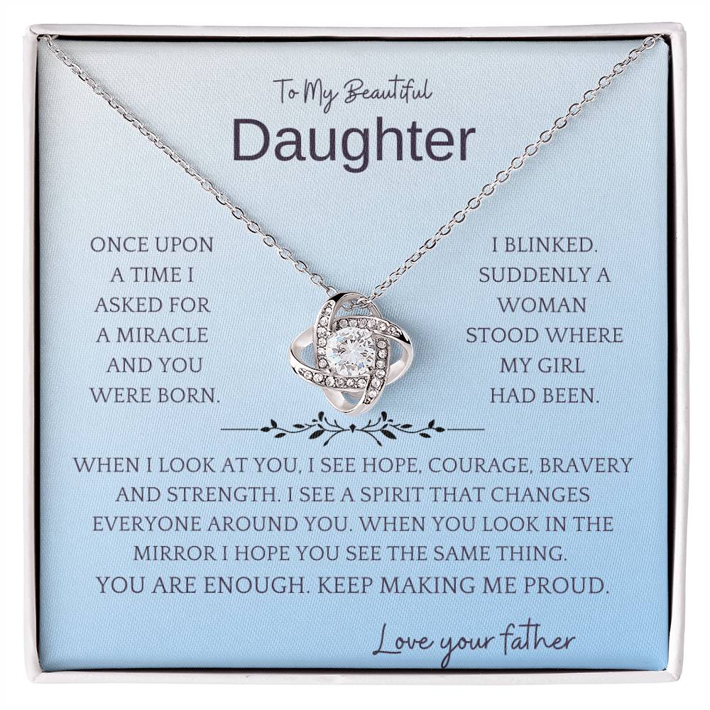 Miracle Daughter Necklace