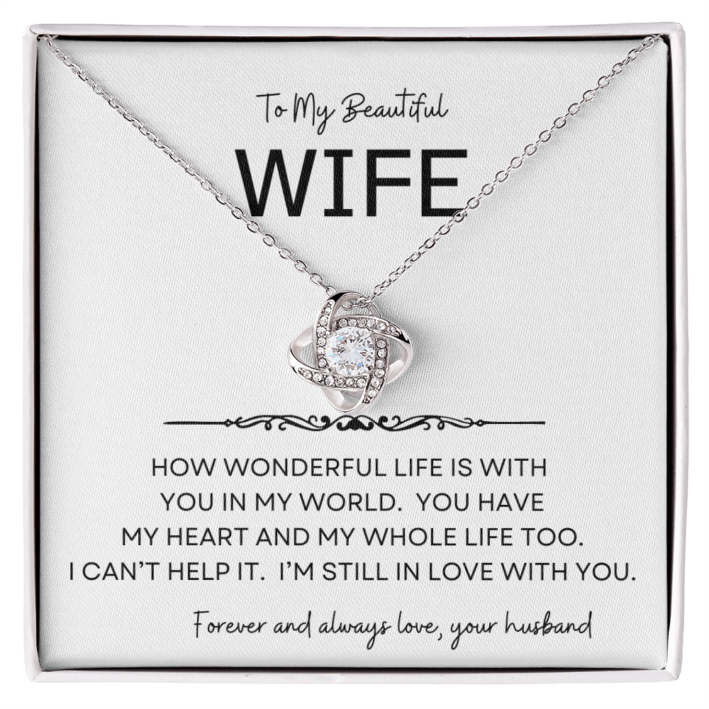 With You Wife Necklace