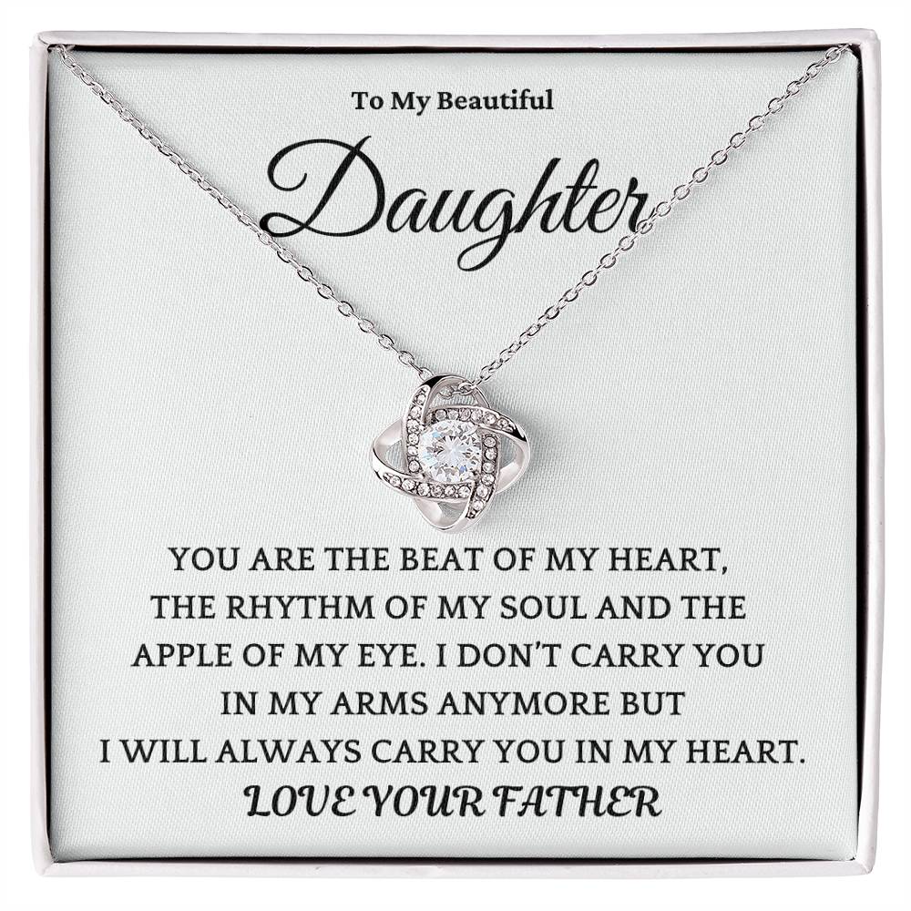 Apple of my Eye Necklace Gift For Daughter