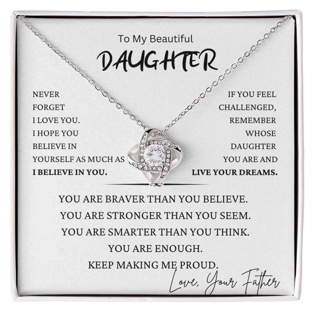 Smarter Than Think Daughter Gift
