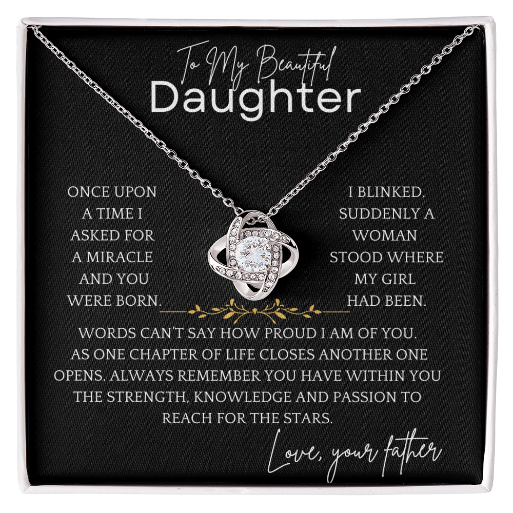 Reach For Stars Daughter Necklace
