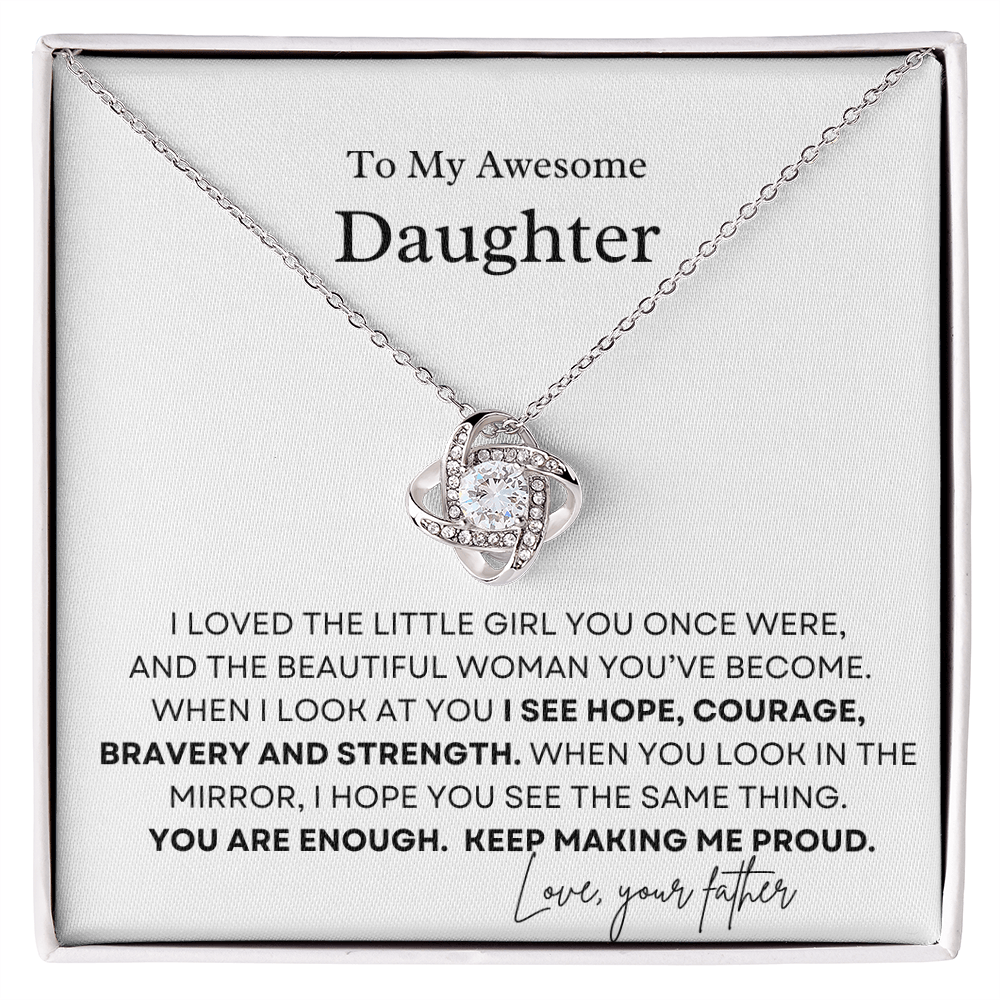 Look At You Daughter Necklace