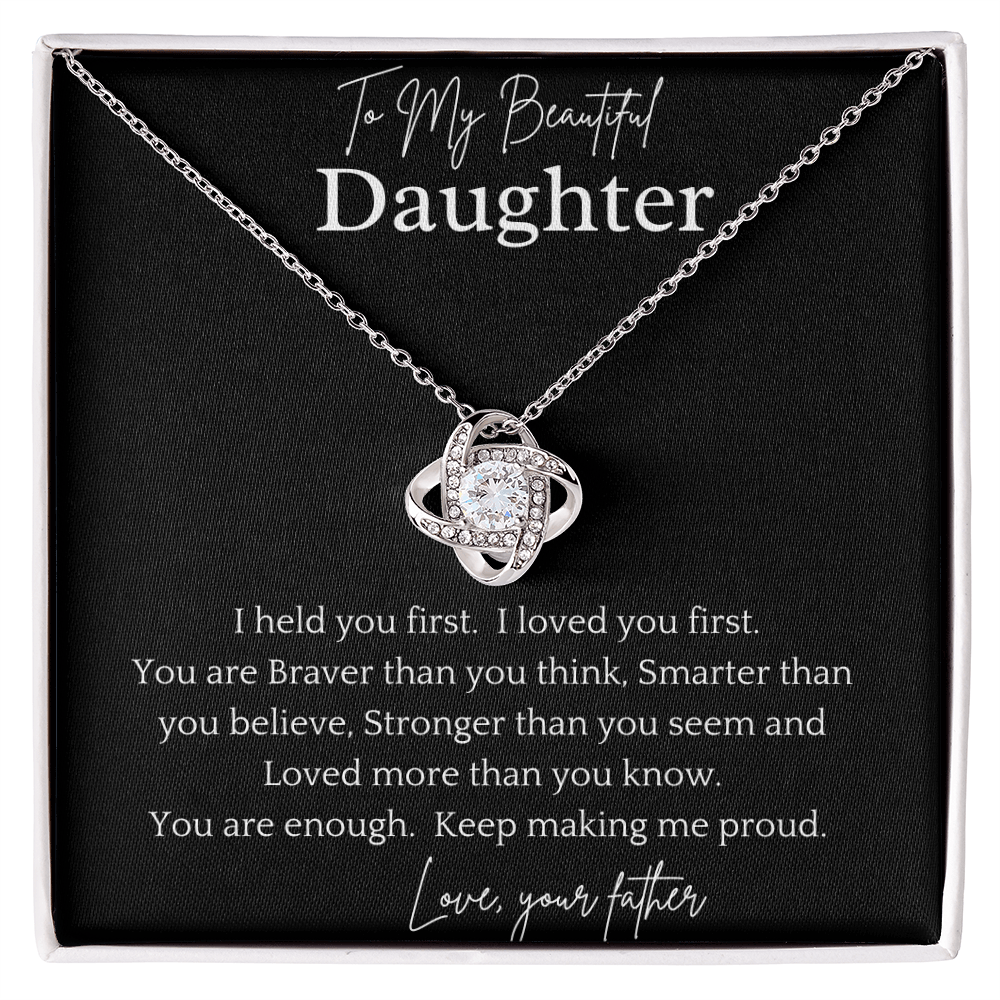 Smarter Than Believe Daughter Necklace
