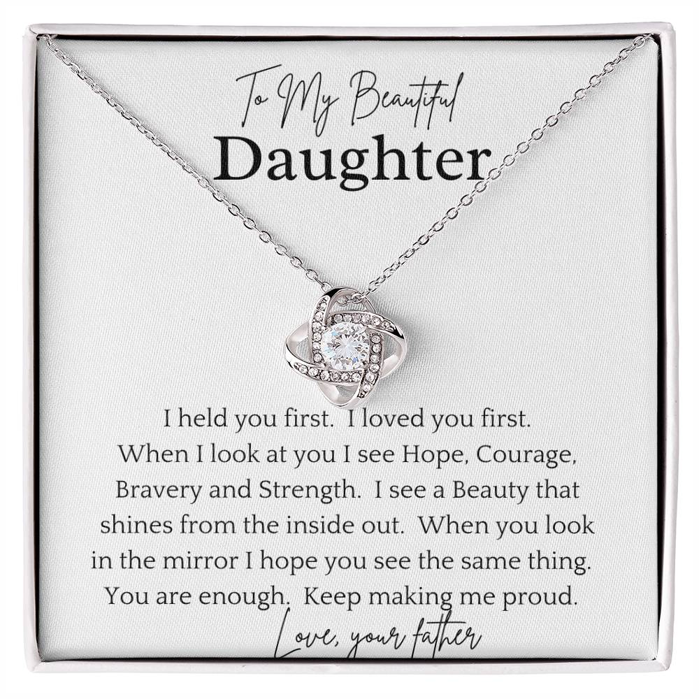 Shining Beauty Daughter Necklace