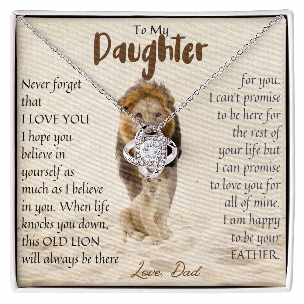 Lion Necklace Gift For Daughter
