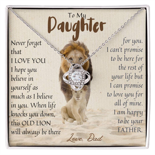 Lion Necklace Gift For Daughter