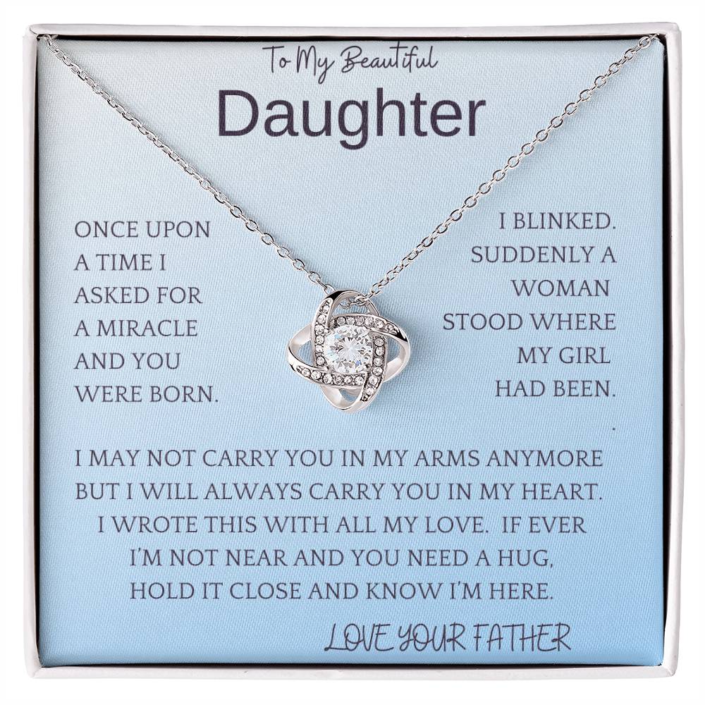 Hold Close Necklace Daughter Gift