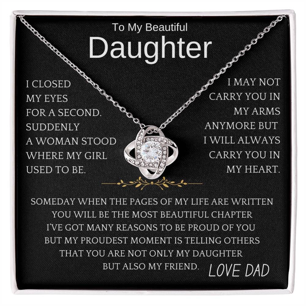 Not Only My Daughter Necklace From Dad