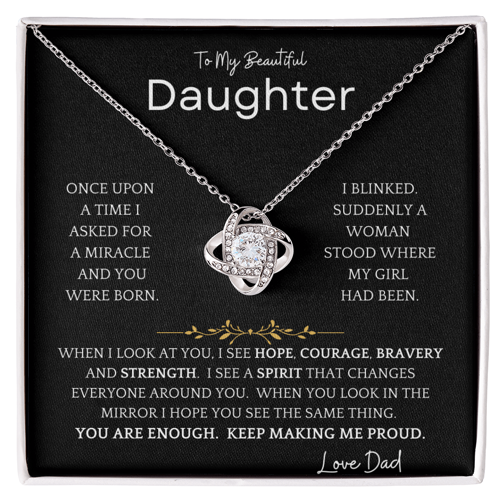 Many Good Traits Daughter Necklace