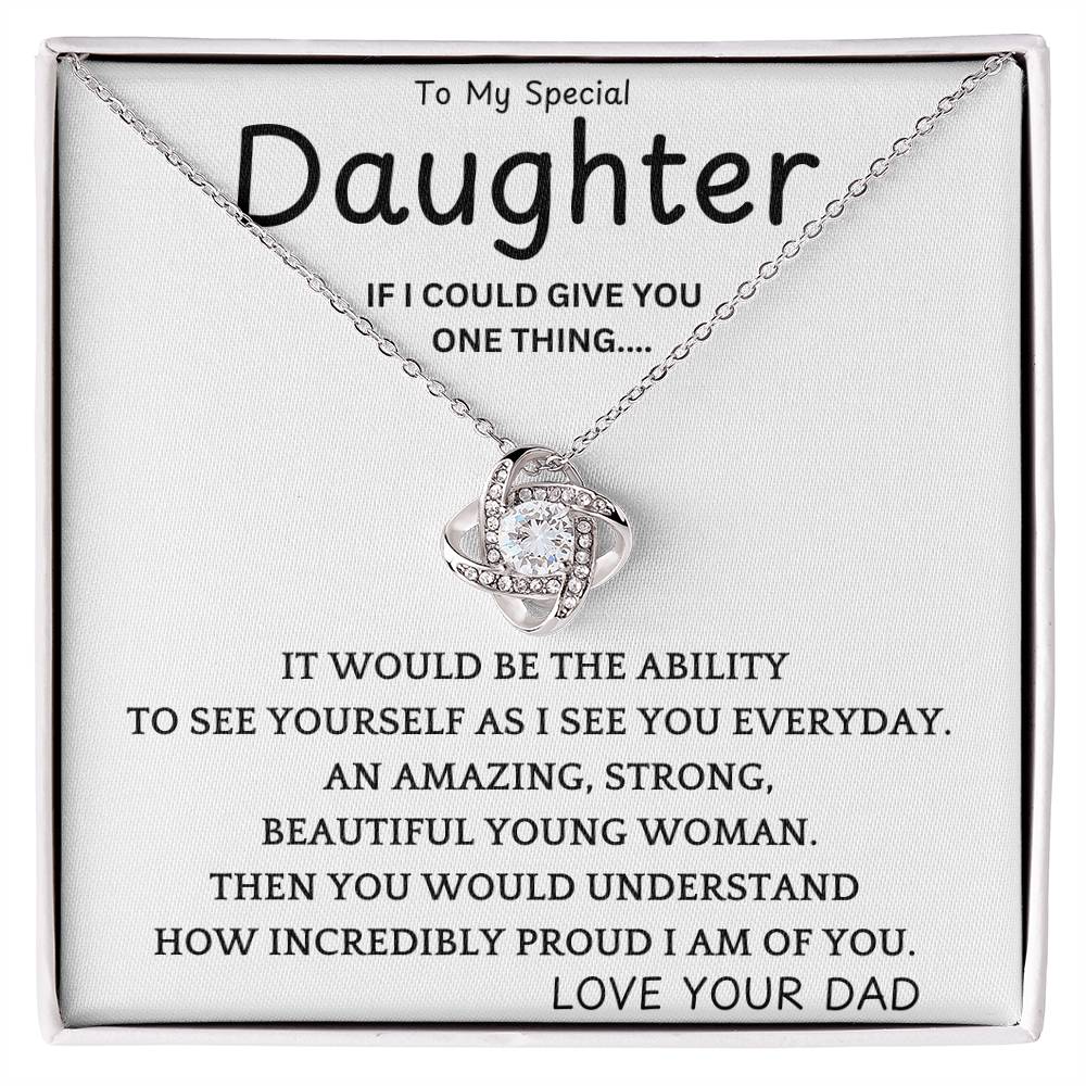 Strong Beautiful Necklace Daughter Gift