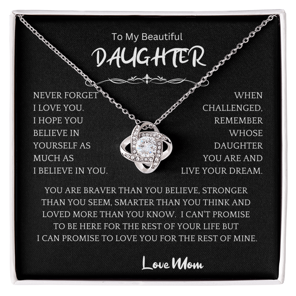 Live Your Dreams Necklace Daughter Gift