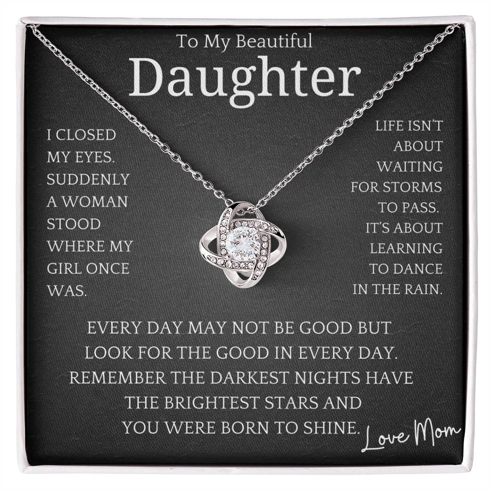 Born To Shine Necklace Gift Daughter