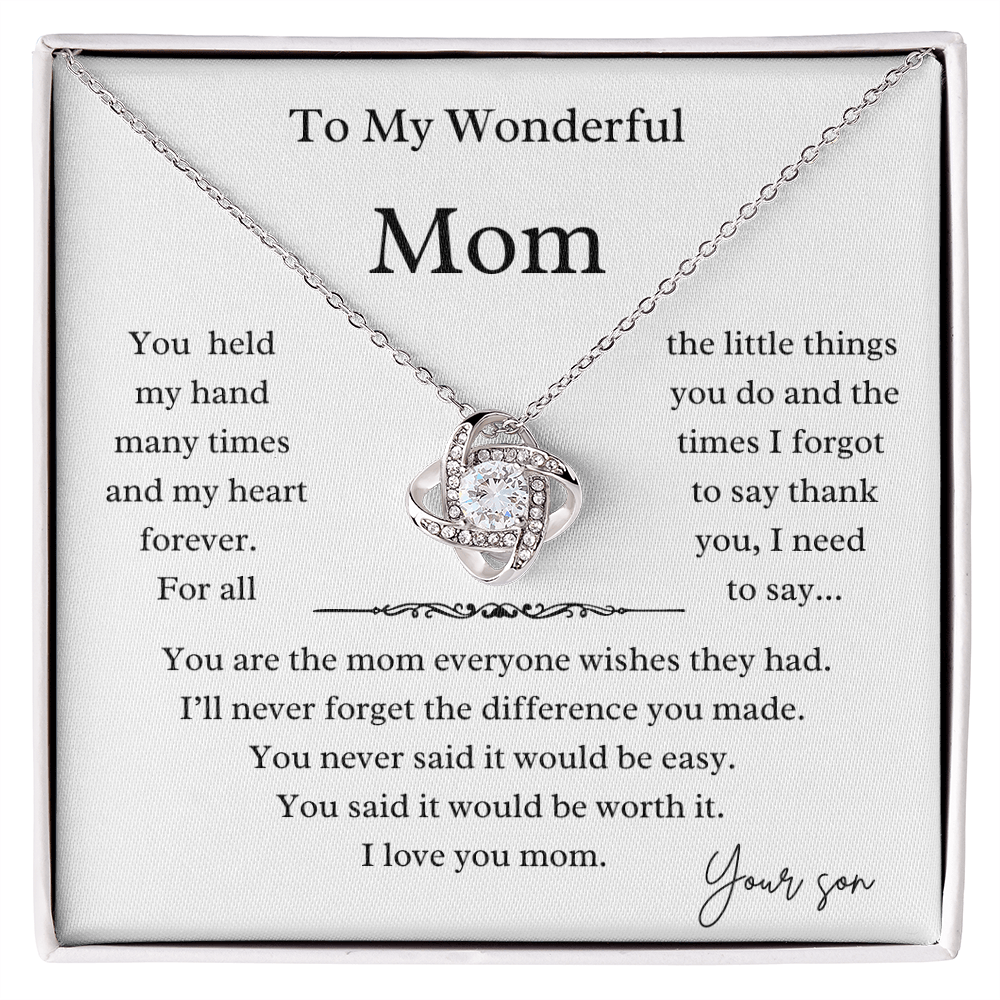 Need To Say Mom Necklace