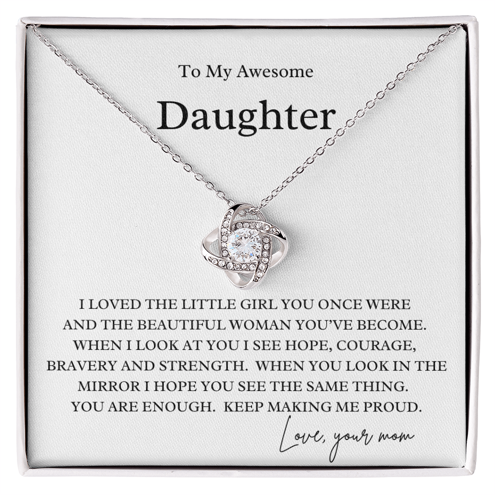 Keep Making Me Proud Daughter Necklace
