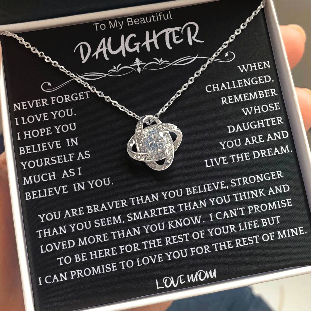 When Challenged Necklace Gift For Daughter