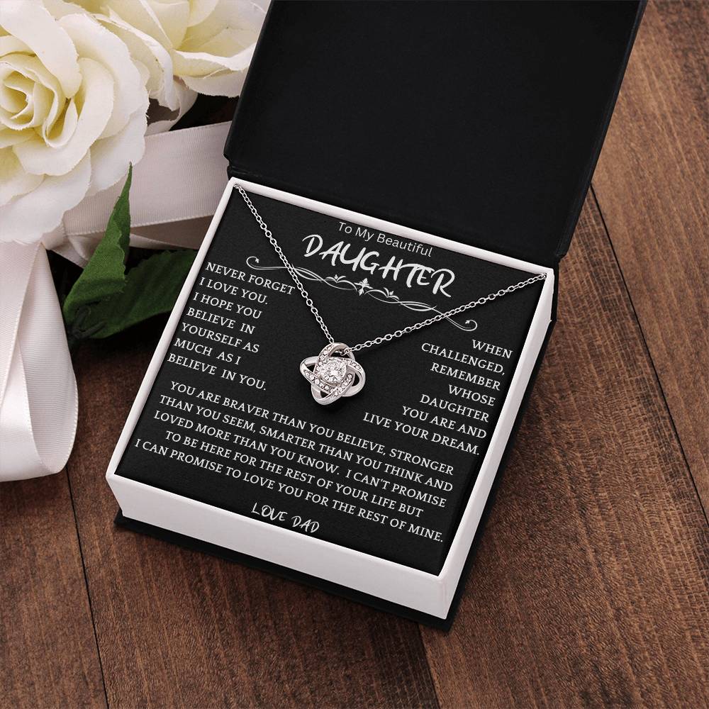 Live Your Dreams Necklace From Dad