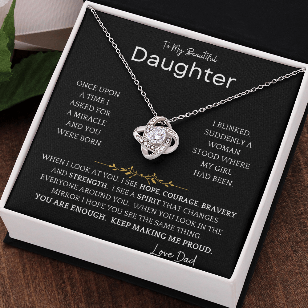 Many Good Traits Daughter Necklace