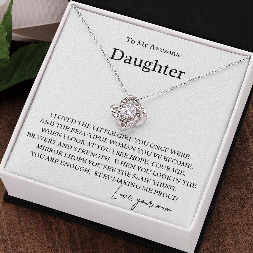 Keep Making Me Proud Daughter Necklace