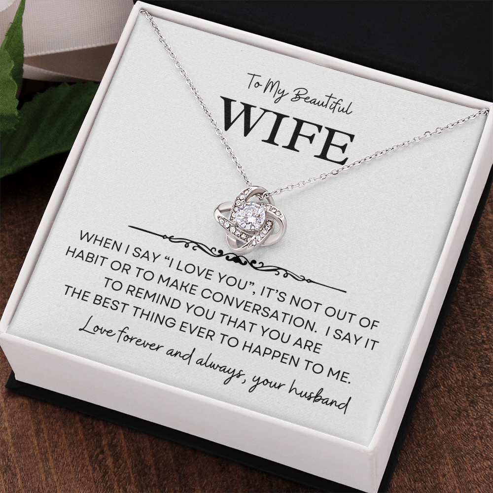 Best Thing Wife Necklace