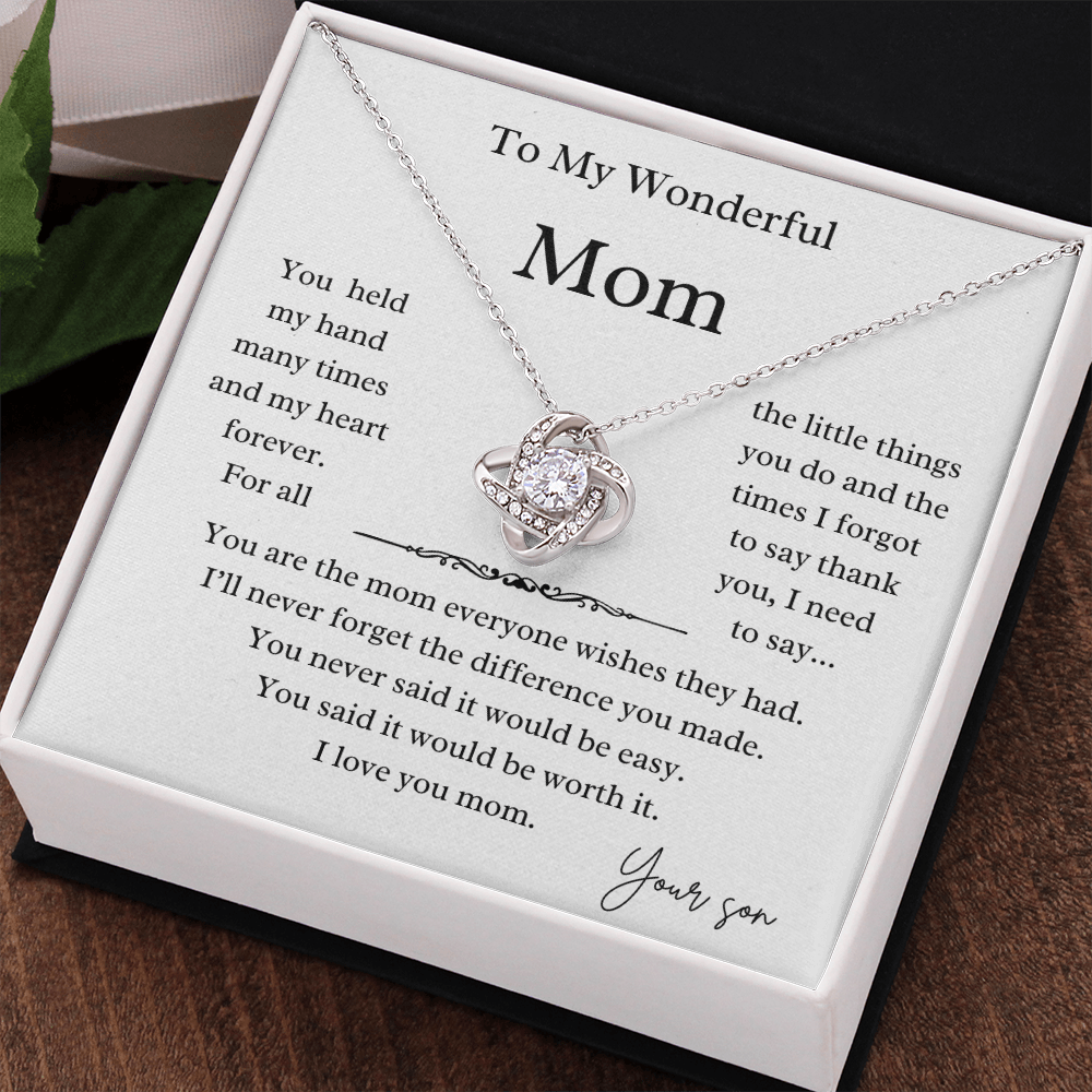 Need To Say Mom Necklace
