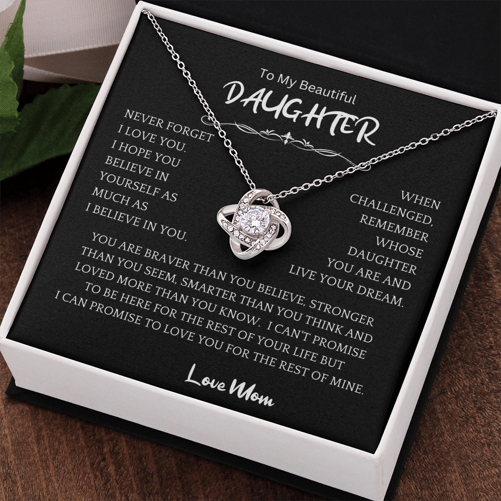 Live Your Dreams Necklace Daughter Gift