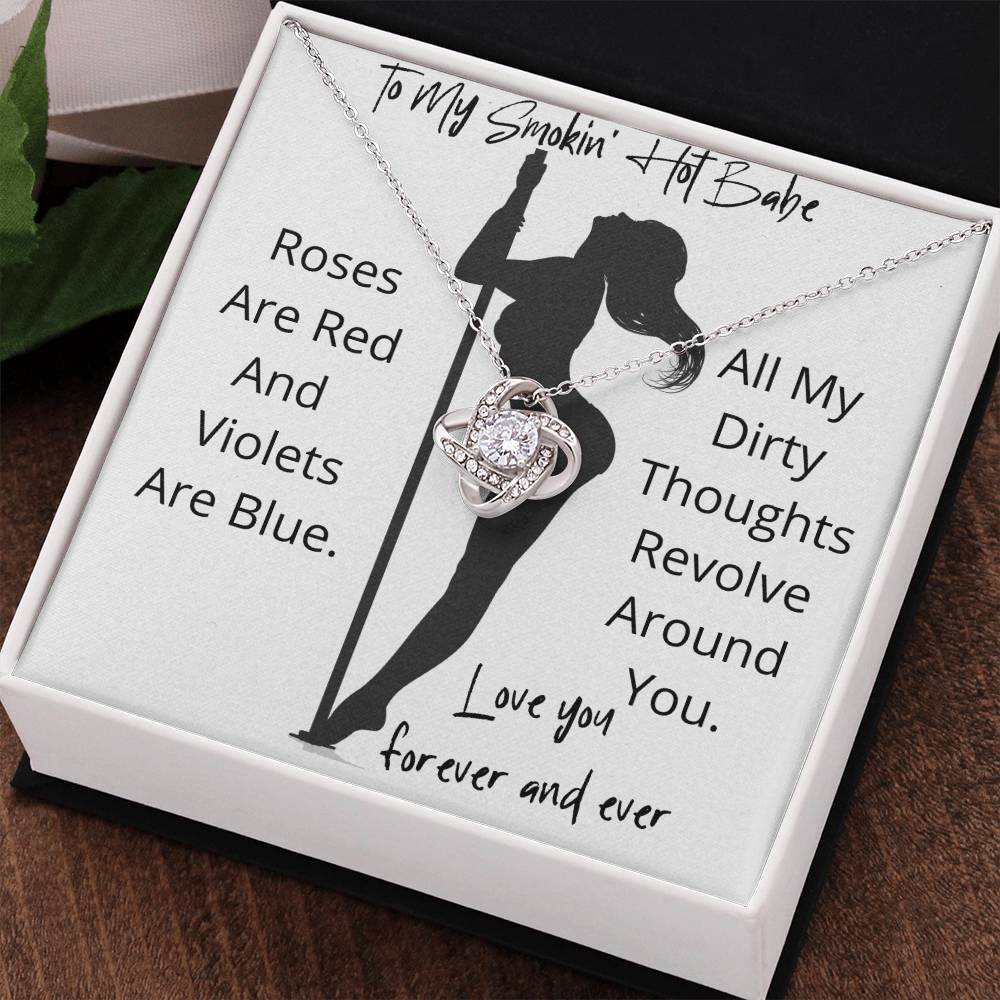 All My Dirty Thoughts Necklace Gift For Wife Soulmate Valentines Anniversary Birthday Present For Women