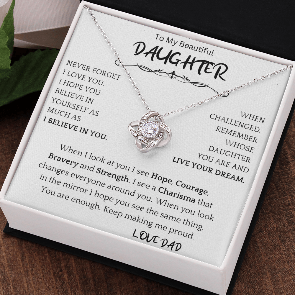 Hope, Courage Daughter Gift