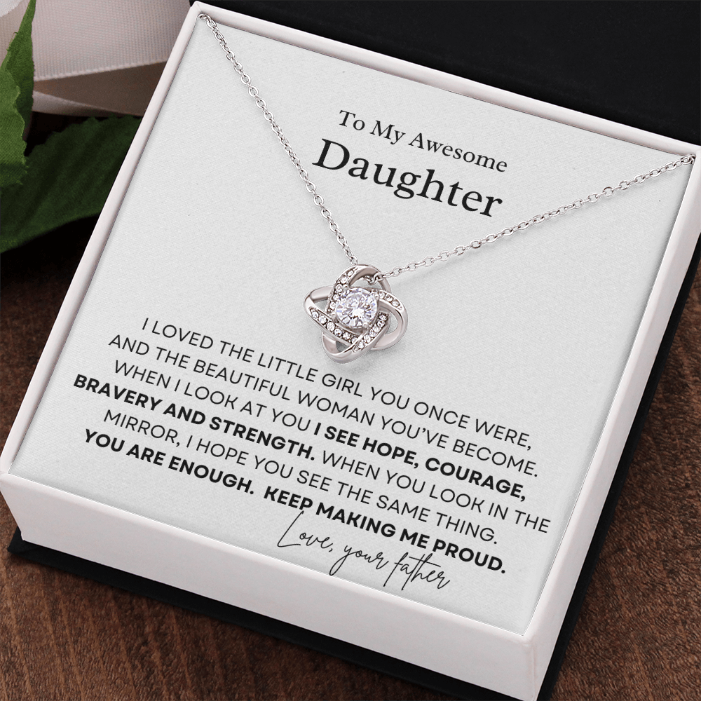 Look At You Daughter Necklace