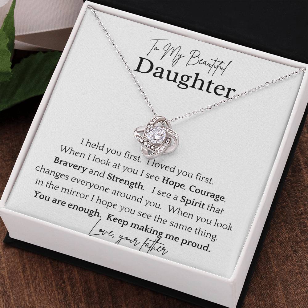 In The Mirror Daughter Necklace