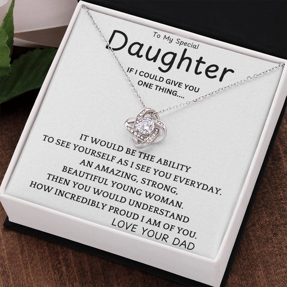 Strong Beautiful Necklace Daughter Gift