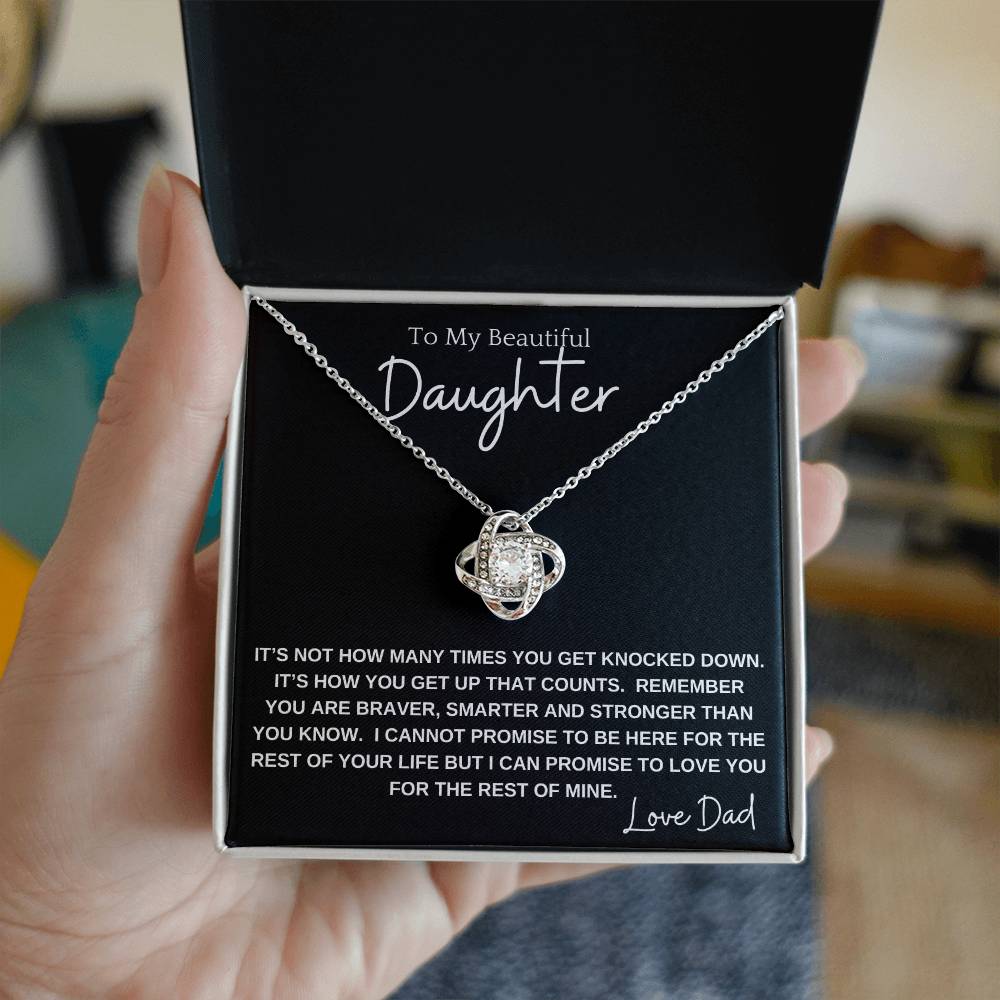Get Back Up Necklace Gift For Daughter