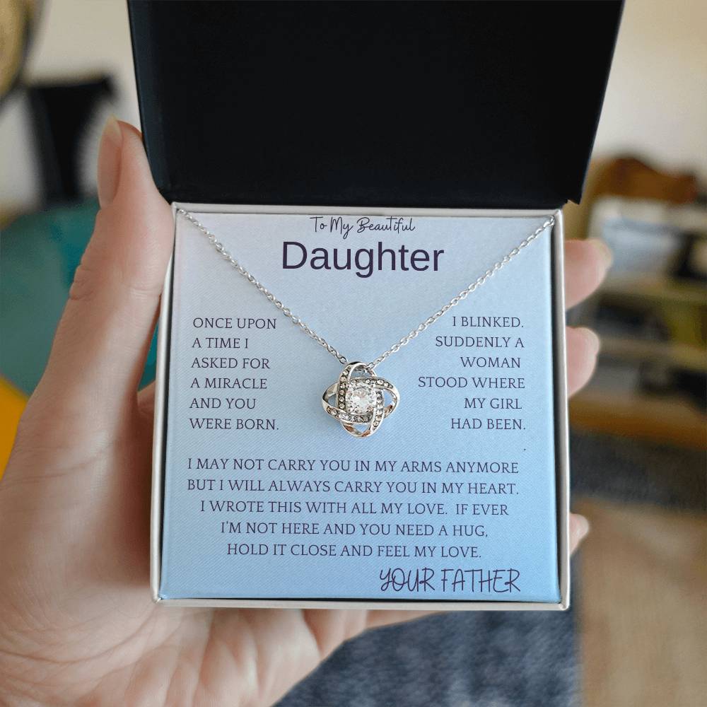 Hold Close Necklace Daughter Gift