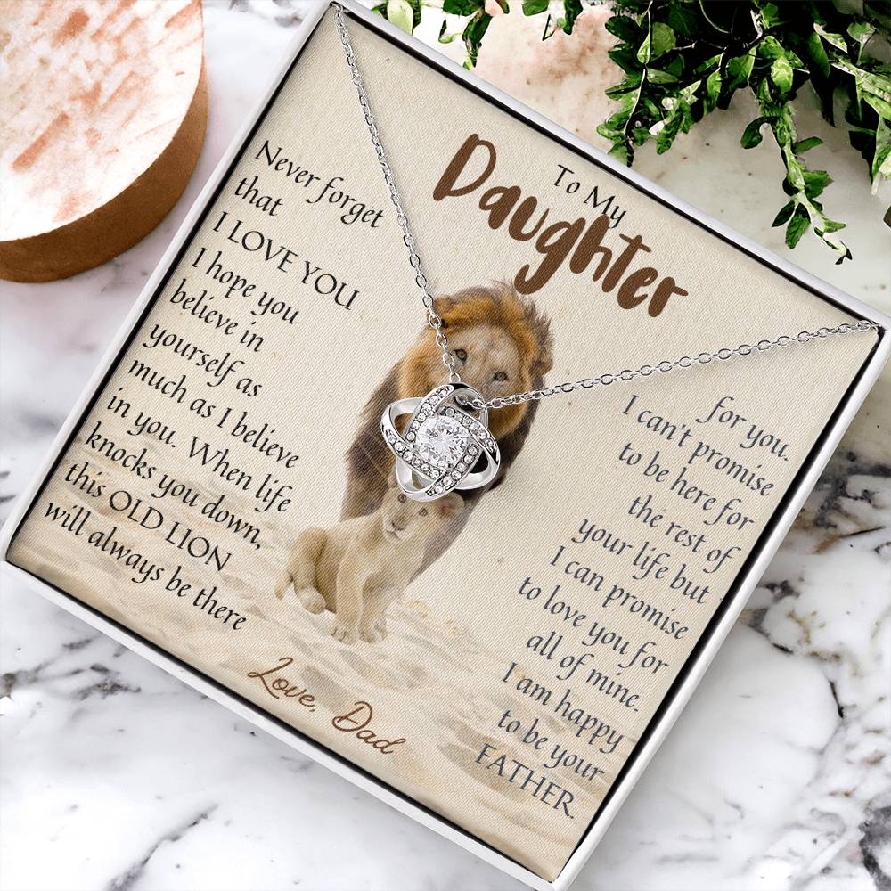 Lion Necklace Gift For Daughter