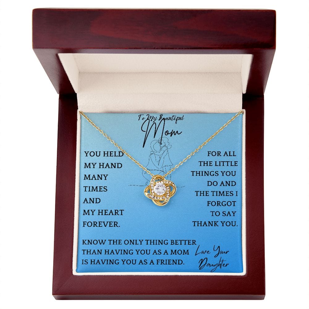 Beautiful Mom Necklace Gift From Daughter