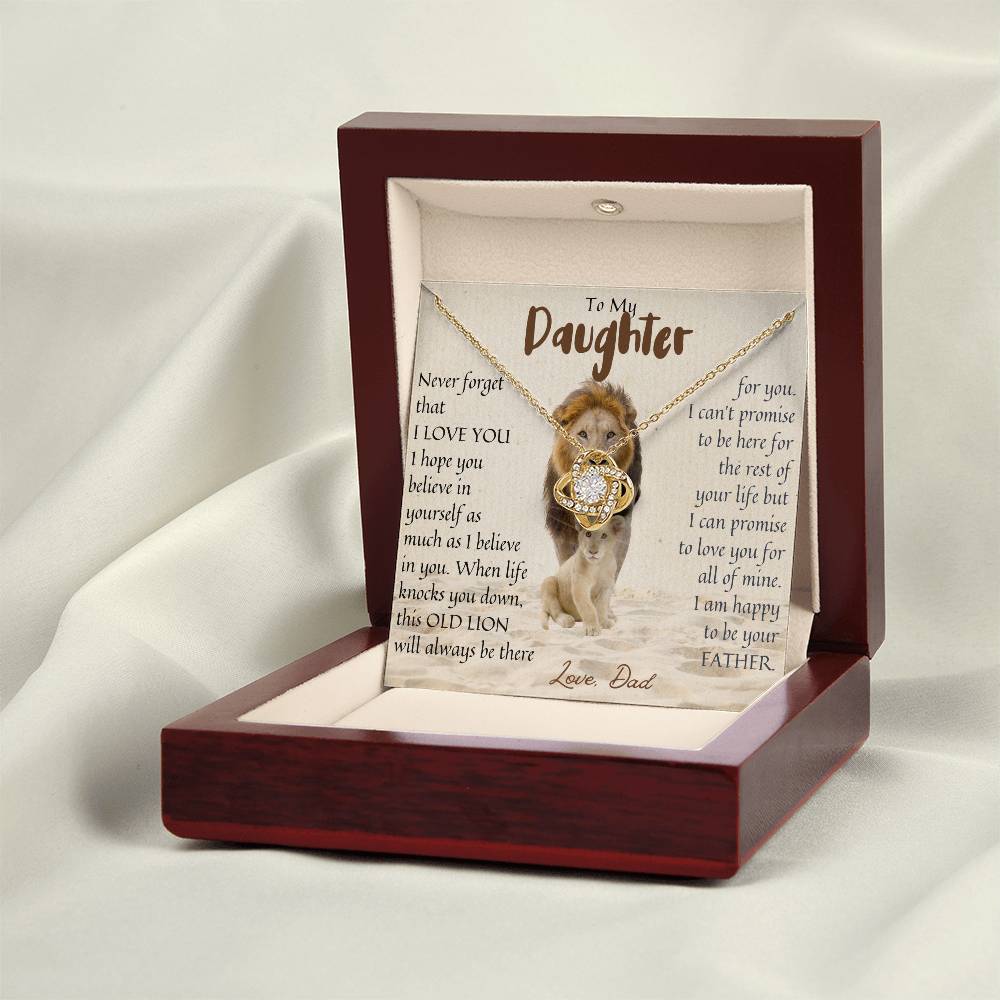 Lion Necklace Gift For Daughter