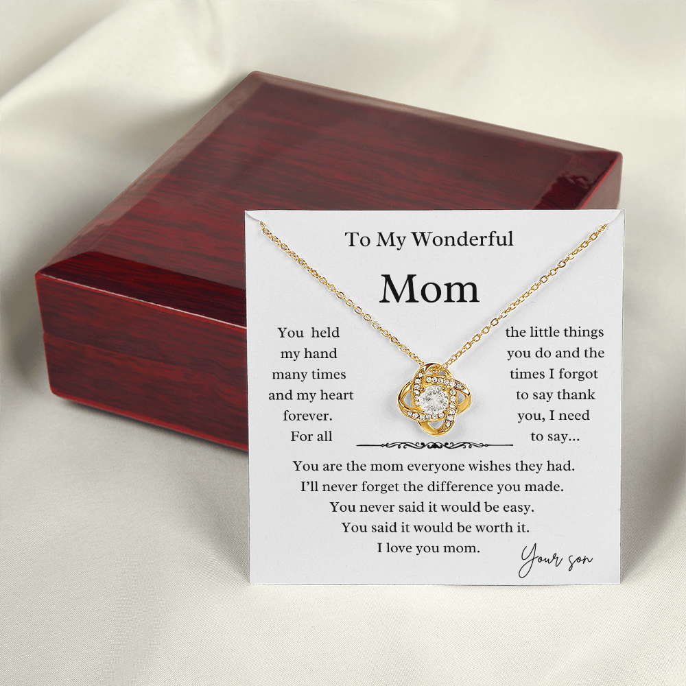 Need To Say Mom Necklace