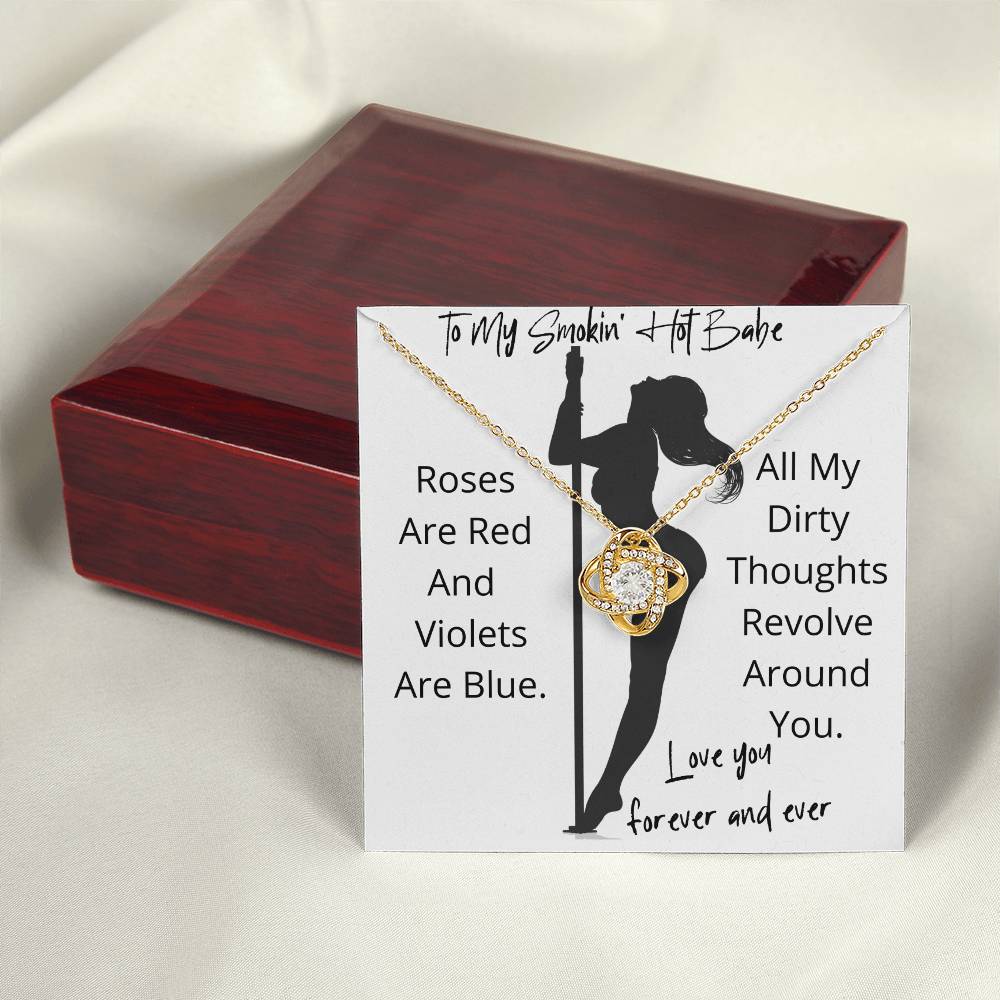 All My Dirty Thoughts Necklace Gift For Wife Soulmate Valentines Anniversary Birthday Present For Women