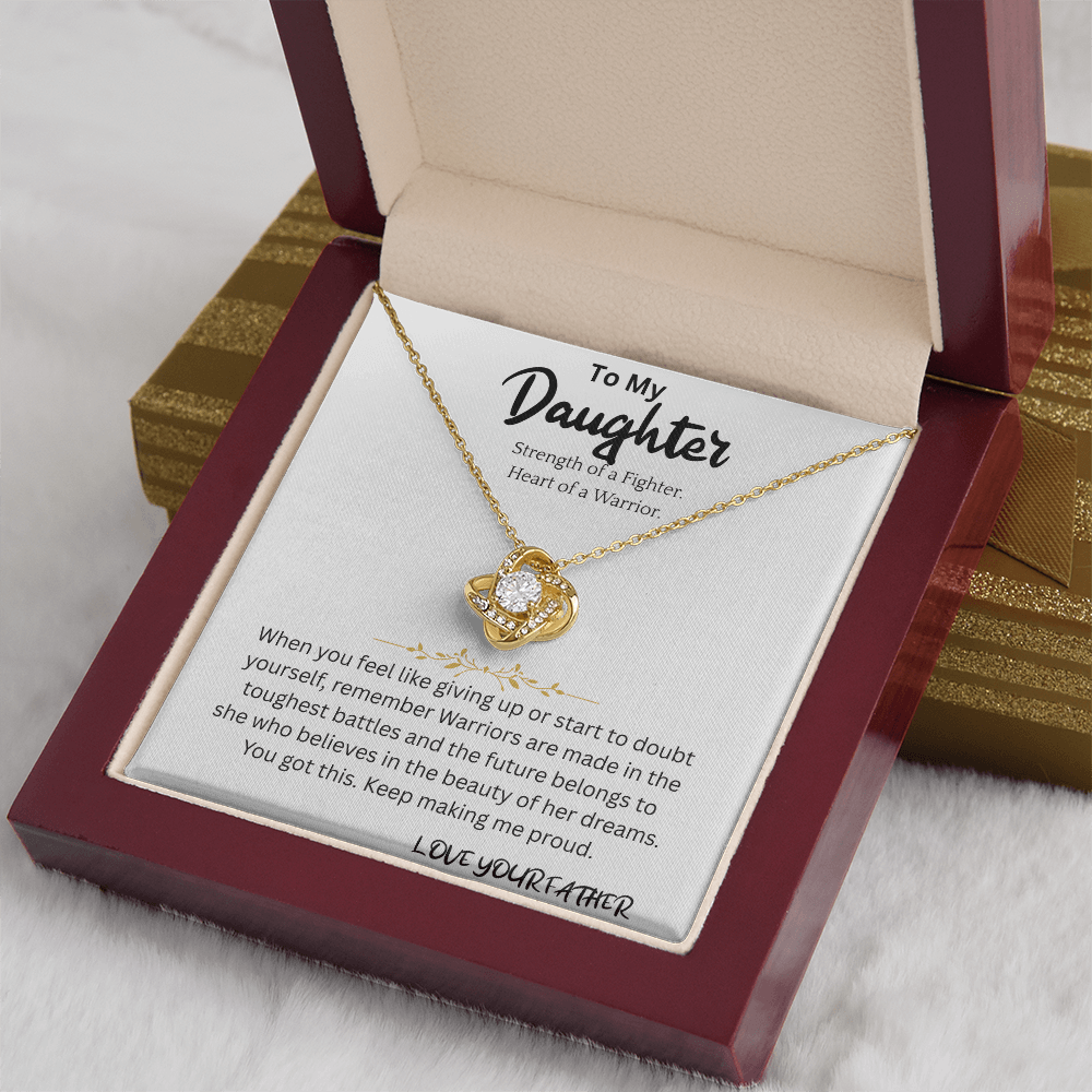 Warrior Necklace Gift For Daughter