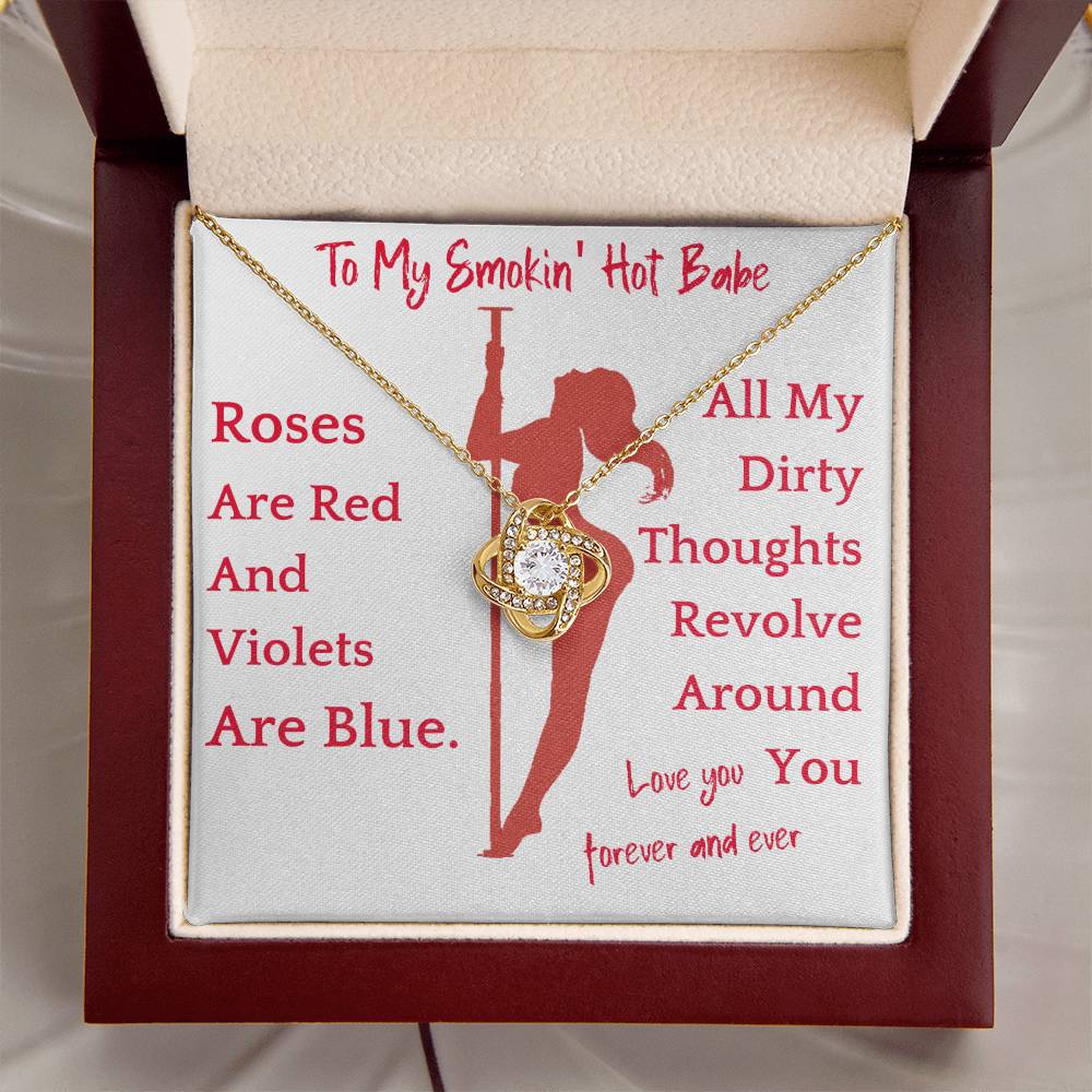 All My Dirty Thoughts Necklace Gift For Valentines Anniversary Wife Soulmate Birthday Present For Women