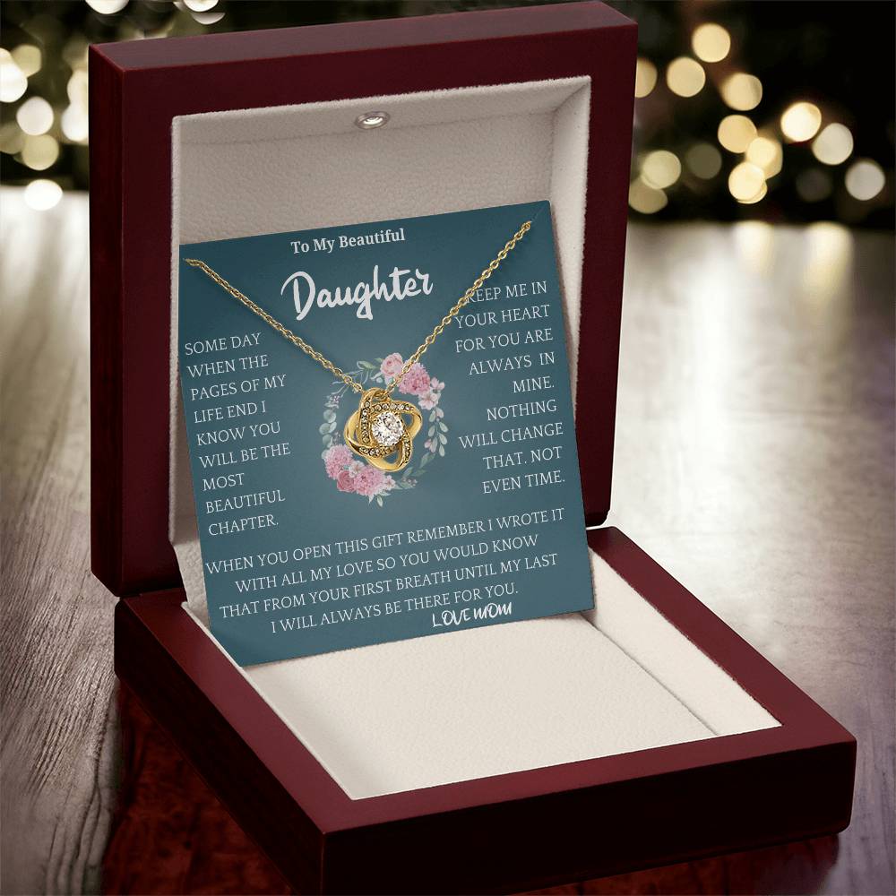 Pages Of My Life Necklace Gift Daughter